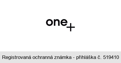 one +