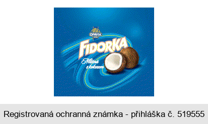 Fidorka Mléčná s kokosem OPAVIA
