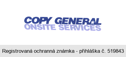 COPY GENERAL ONSITE SERVICES