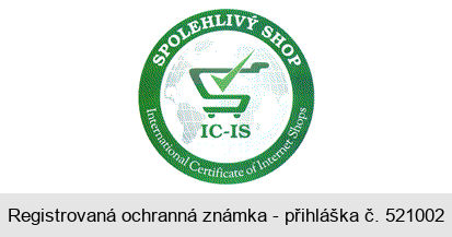 SPOLEHLIVÝ SHOP International Certificate of Internet Shops