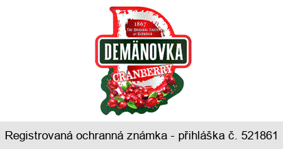 D DEMÄNOVKA CRANBERRY