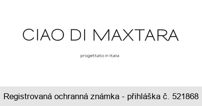 CIAO DI MAXTARA progettato in Italia
