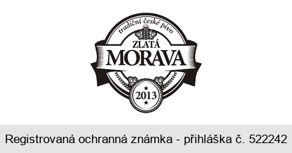 ZLATÁ MORAVA tradiční české pivo 2013