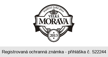 VELKÁ MORAVA tradiční české pivo 2013