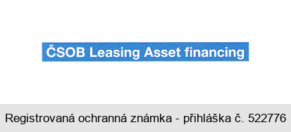 ČSOB Leasing Asset financing