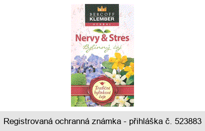 Nervy & Stres Bylinný čaj BERCOFF KLEMBER