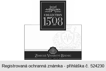 COLLECTION 1508 ZVB ZÁMECKÉ VINAŘSTVÍ BZENEC EST. 1873