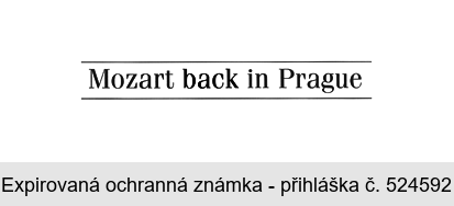Mozart back in Prague