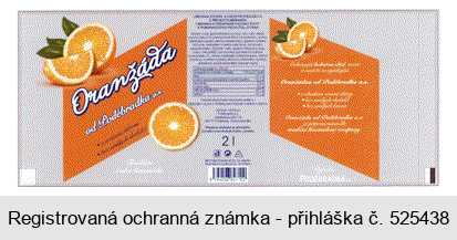 Oranžáda od Poděbradka a.s.