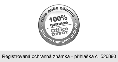 office DEPOT zítra nebo zdarma garance kompletní dodávky 100% garance