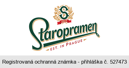 Staropramen EST. IN PRAGUE 1869 SAP