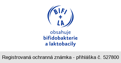 BIFI + LA obsahuje bifidobakterie a laktobacily