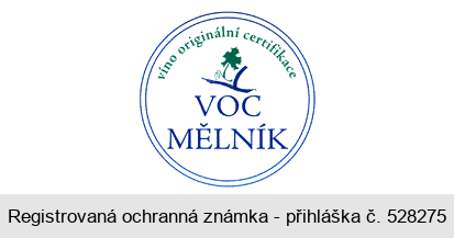 VOC MĚLNÍK víno originální certifikace