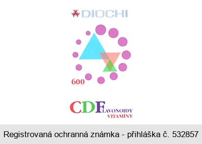 DIOCHI 600 CDF LAVONOIDY VITAMÍNY