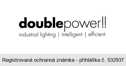 doublepower!! industrial lighting intelligent efficient