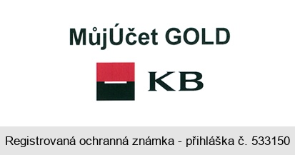 KB MůjÚčet GOLD