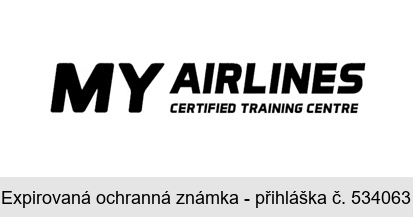 MY AIRLINES CERTIFIED TRAINING CENTRE