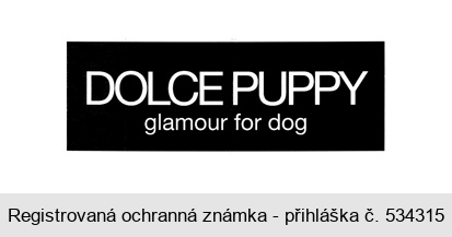 DOLCE PUPPY glamour for dog