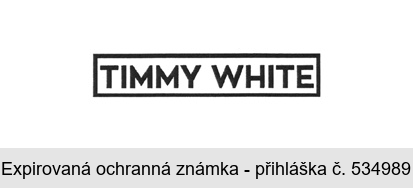 TIMMY WHITE