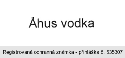 Ahus vodka