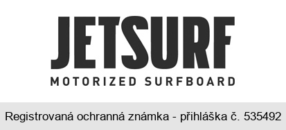 JETSURF MOTORIZED SURFBOARD