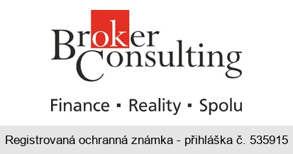 Broker Consulting Finance Reality Spolu