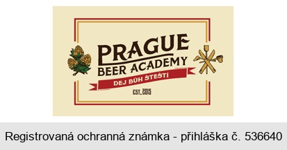 PRAGUE BEER ACADEMY DEJ BŮH ŠTĚSTÍ EST. 2015