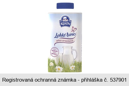 Lehké ráno lehce stravitelné mléko s nízkým obsahem laktózy MLÉKÁRNA KUNÍN