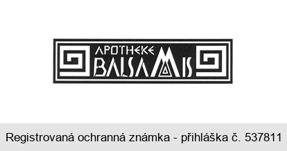 APOTHEKE BALSAMIS