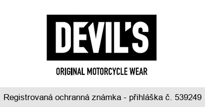 DEVIL'S ORIGINAL MOTORCYCLE WEAR
