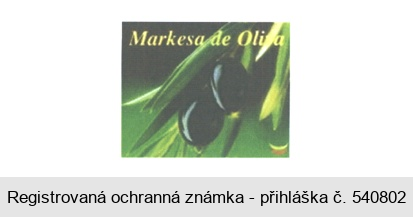 Markesa de Oliva