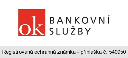 ok BANKOVNÍ SLUŽBY