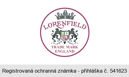 LORENFIELD TRADE MARK ENGLAND