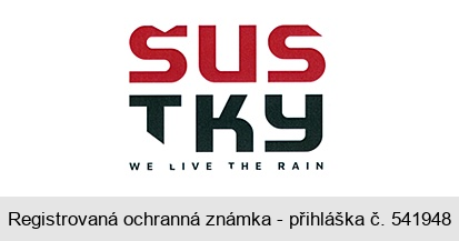 ŠUS TKY WE LIVE THE RAIN