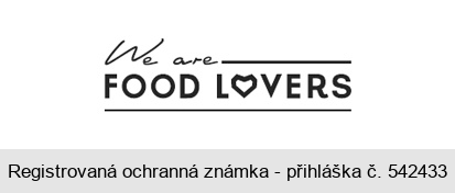 We are FOOD LOVERS