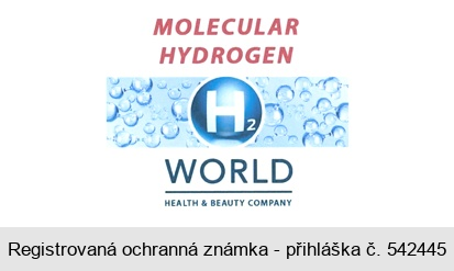 MOLECULAR HYDROGEN H2 WORLD HEALTH & BEAUTY COMPANY