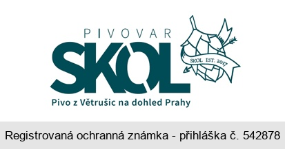 PIVOVAR SKOL Pivo z Větrušic na dohled Prahy SKOL EST. 2017