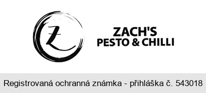 ZACH'S PESTO & CHILLI