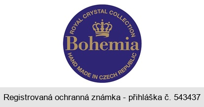 ROYAL CRYSTAL COLLECTION Bohemia HAND MADE IN CZECH REPUBLIC