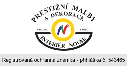 PRESTIŽNÍ MALBY A DEKORACE N INTERIÉR NOVÁK Založeno r. 1990