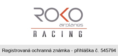 ROKO airplanes RACING