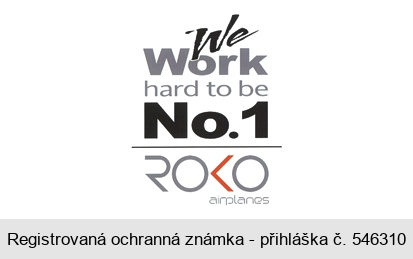 We Work hard to be No. 1 ROKO airplanes