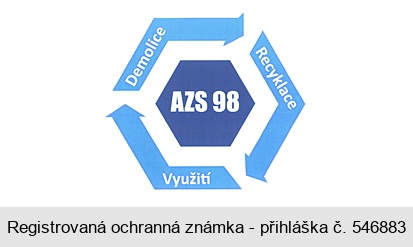 AZS 98 Demolice Recyklace Využití