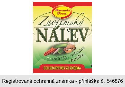 Moravia Food Znojemský NÁLEV na okurky, zeleninu a houby