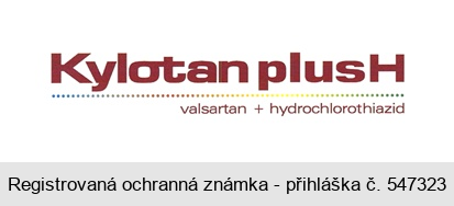 Kylotan plusH valsartan + hydrochlorothiazid