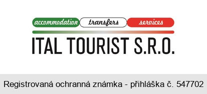 ITAL TOURIST S.R.O. accommodation transfers services