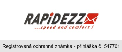 RAPiDEZZ ... speed and comfort!