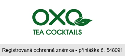 OXO TEA COCKTAILS