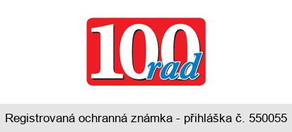 100 rad