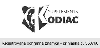 SUPPLEMENTS KODIAC